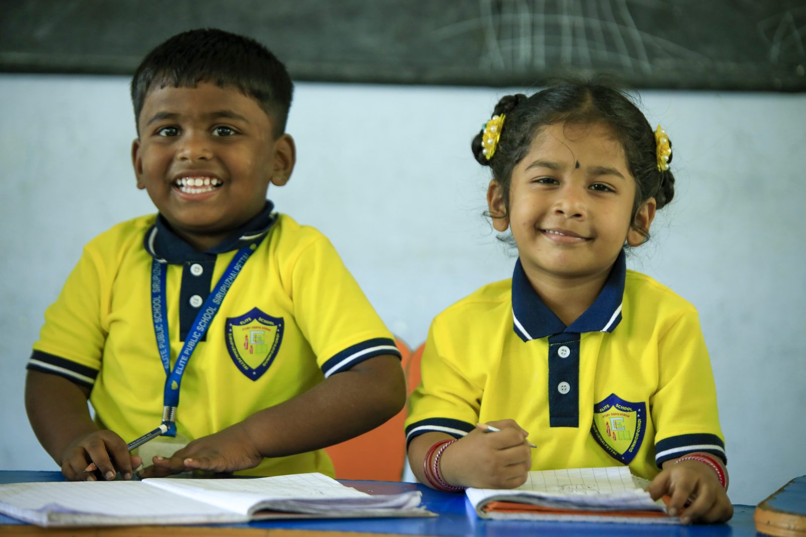 Students at Elite Public School